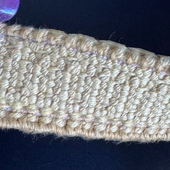 Unique Gold-Tone Fish-Scale Stretch Belt Vintage Statement Belt (70s/80s Style) - Picture 5 of 7